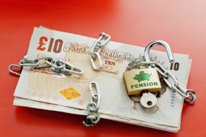 Unlock your UK Pension. From April 2014 aside from the 25% you are currently entitled to take as a tax-free lump sum, you will no longer be forced to invest the remainder into an annuity to provide a pension for your retirement. The government is introducing legislation that will allow a pension holder to invest the pension pot as they desire - or even take the remaining 75% as a cash lump sum - although this remaining amount in such an instance, would be subject to income tax. Good copy space.